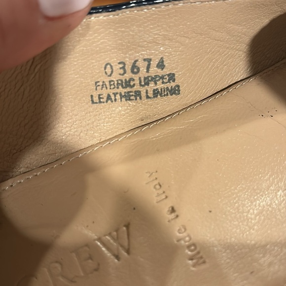 J.CREW blue sequins loafers size 8 sparkly, party, fun, feminine - Picture 4 of 8